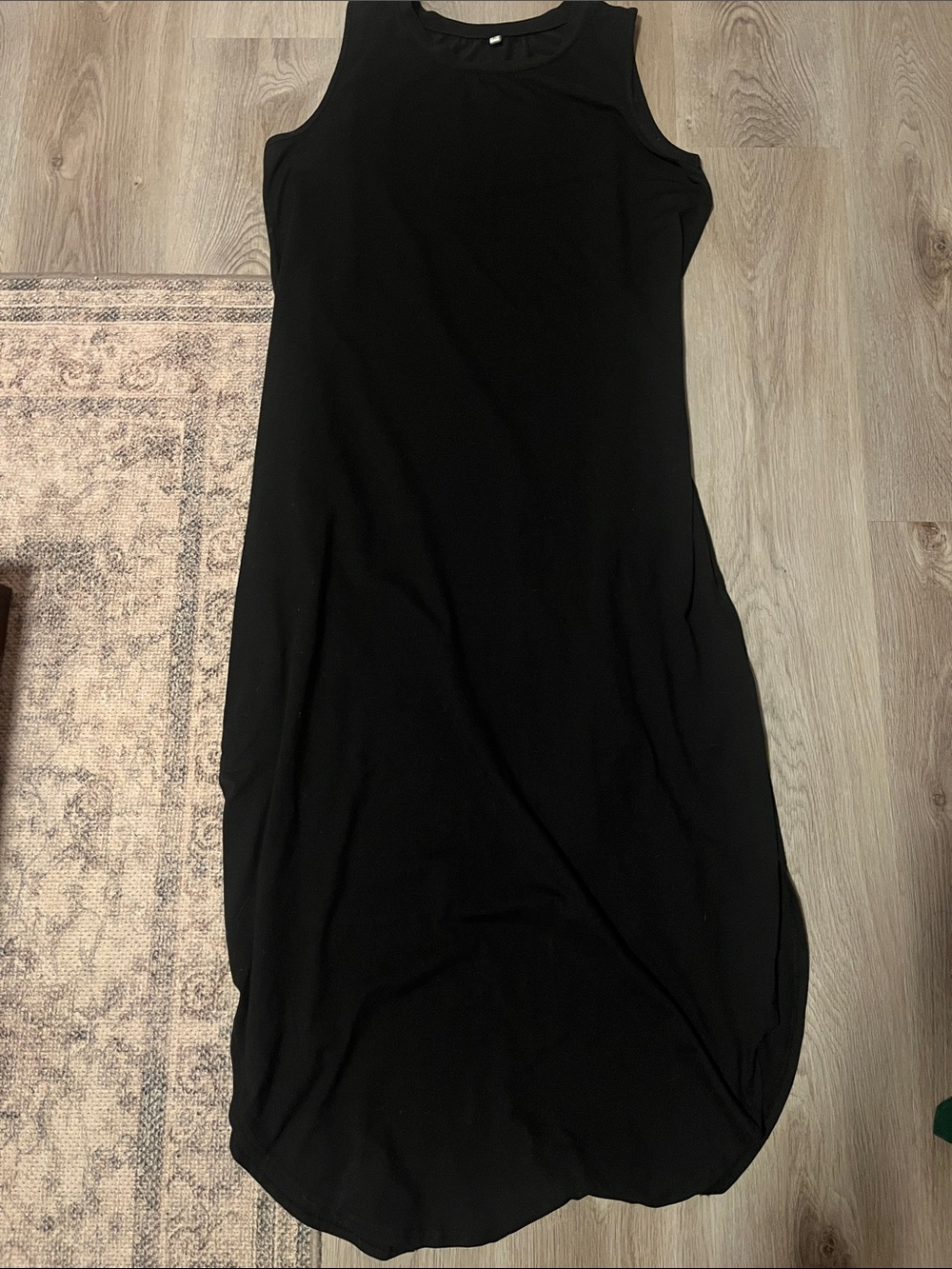 Amazon Black Maxi Dress Sleeveless Tank Style